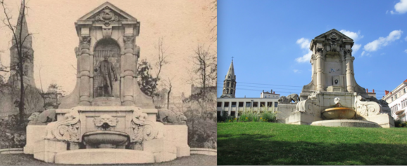 Replacer dans son monument existant une statue contemporaine d&#39;Auguste Burdeau fondue sous l&#39;Occupation