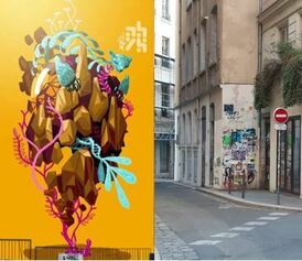 Création d'un parcours Street-Art : Valorisation du quartier - Lutte tags Graffitis