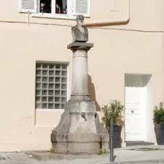 Statue du docteur MALIBRAN Grande Rue de Saint Rambert Ile Barbe 