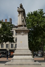 Rénovation de la statue de Jacquard Grande Place de la Croix-Rousse