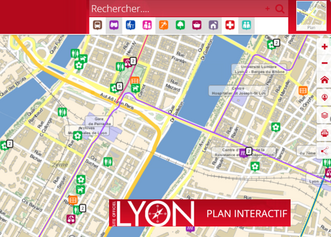 Plus d&#39;informations pratiques à jour sur une carte et application de la Ville