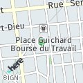 OpenStreetMap - Place Guichard, Lyon, France