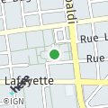 OpenStreetMap - Place de l'Europe, Lyon 6  ( espace piétonnier avec rues adjacentes )