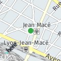 OpenStreetMap - 16 Place Jean Macé, Lyon, France