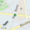 OpenStreetMap - Rues Chazière et Bony